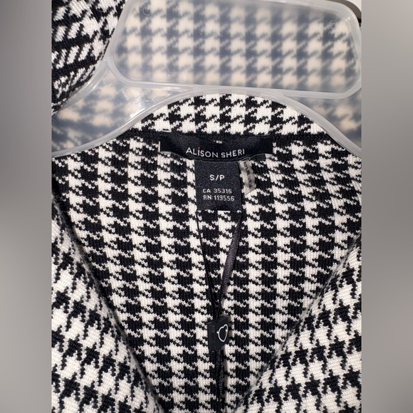 Alison Sheri Houndstooth Knit Jacket – NWT - Picture 5 of 10